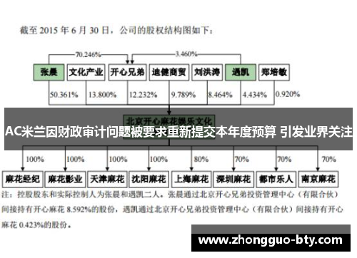 AC米兰因财政审计问题被要求重新提交本年度预算 引发业界关注